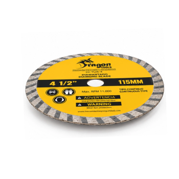 DISCO DIAMANTADO TIPO TURBO PARA CONCRETO 4"-1/2" (115MM)
