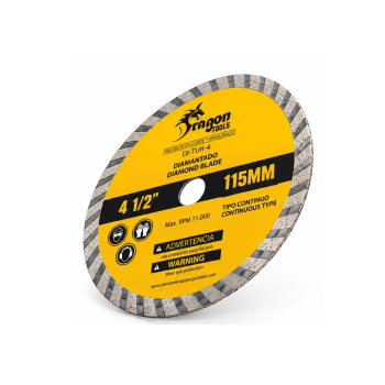DISCO DIAMANTADO TIPO TURBO PARA CONCRETO 4"-1/2" (115MM)