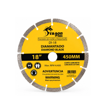 DISCO DIAMANTADO PARA CONCRETO 18" (455MM)