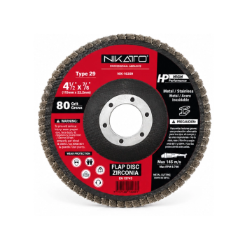 DISCO FLAP 4-1/2"X7/8" G80