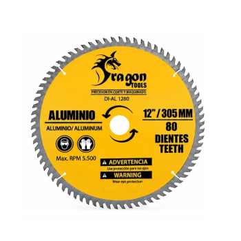 DISCO CORTE ALUMINIO 80 DIENTES 12"X1"