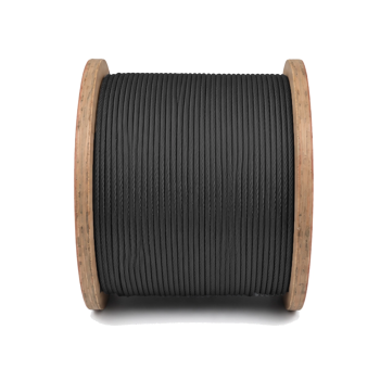 CABLE ALMA DE ACERO ALQUITRANADO 6X19(IWRC) X 5/8" ROLLO DE 1.000 MTS