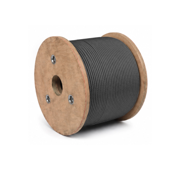 CABLE ALMA DE ACERO ALQUITRANADO 6X19(IWRC) X 5/8" ROLLO DE 500 MTS