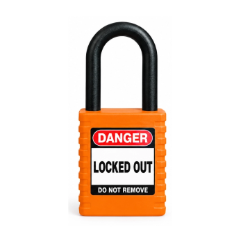 CANDADO LOTO NARANJA/NYLON - DP