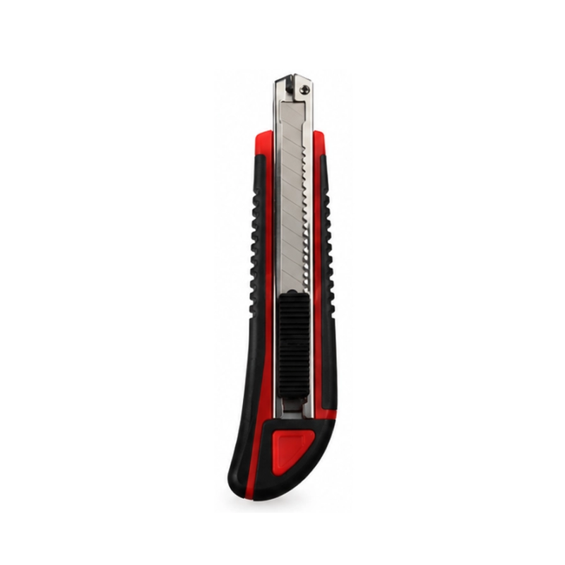 BISTURI 18MM AUTOBLOQUEO, GUIA METALICA - INCLUYE CUCHILLAS SK5