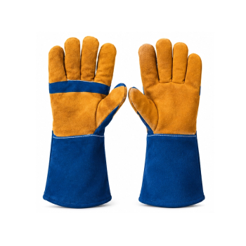 14" GUANTE SOLDADURA INDUSTRIAL AZUL / NARANJA
