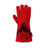 14" GUANTE SOLDADURA INDUSTRIAL ROJO