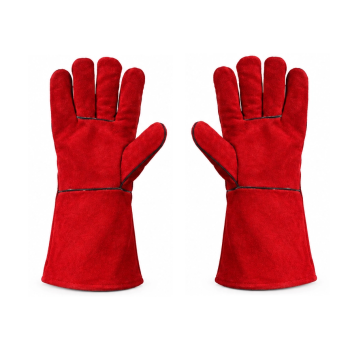 14" GUANTE SOLDADURA INDUSTRIAL ROJO