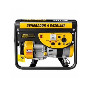 GENERADOR DE GASOLINA, MOTOR 2.8HP, POTENCIA NOMINAL 1.1 KW, 110-60HZ,12V,DC TANQUE COMBUSTIBLE: 6 LITROS