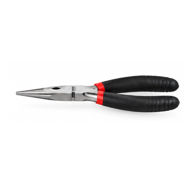 ALICATE PUNTA LARGA CORTANTE 6"( 152MM ) MANGO PVC NEGRO