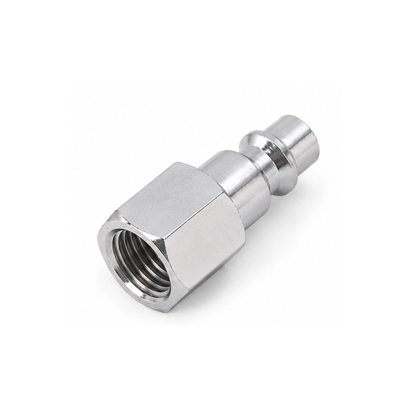 CONECTOR RÁPIDO DE ACERO CROMADO - HEMBRA