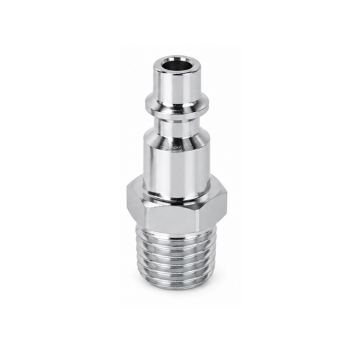 CONECTOR RÁPIDO DE ACERO CROMADO - MACHO