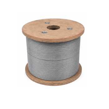 CABLE ALMA DE FIBRA GALV 6X7 1.5MM 1/16" 500MTS