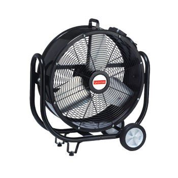 VENTILADOR MOVIL DE TAMBOR CON LLANTA 24 PULG